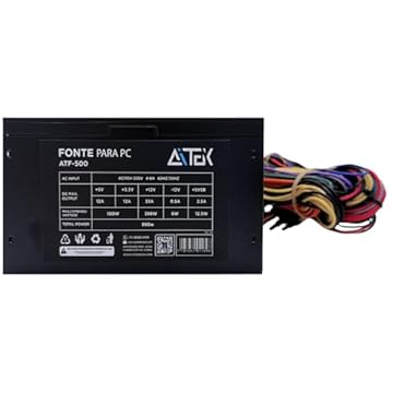 Fonte de Alimentação Para Computador PC Atx 500w Real