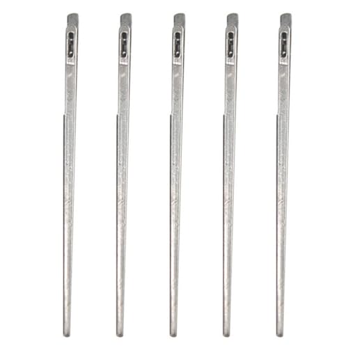 IWOWHERO 5 Stück Lederfadennadeln Set Flechtnadel Für Leder Diy Projekte Webnadeln Lederband Nadeln Praktisches Werkzeug Für Handarbeiten