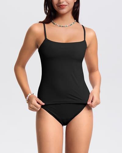 Period Swimwear Two Piece Tankini Sets Menstrual Leakproof Swimsuits Bathing Suit for Teen Girls4