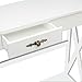 Bonnlo White Console Table with Drawer and Shelf, Entryway Table with Storage, Narrow Sofa Table Behind Couch, Entry Table for Living Room, Hallway, Entrance, Foyer, 39.4”W x 11.8”D x 31.7”H