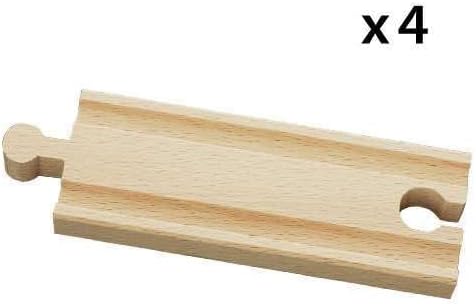 Miniatura 3 de BRIO World 33334 - Juego de 4 piezas de tren de madera para niños Mejora las habilidades motoras Madera certificada FSC Compatible con todos los