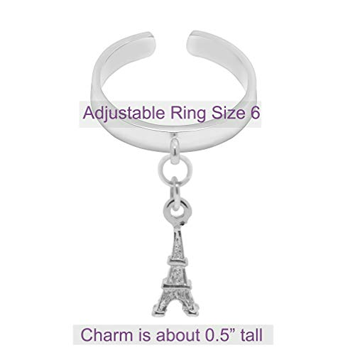 Image of Spinningdaisy Dangling Mighty Tiny Charm Adjustable Ring