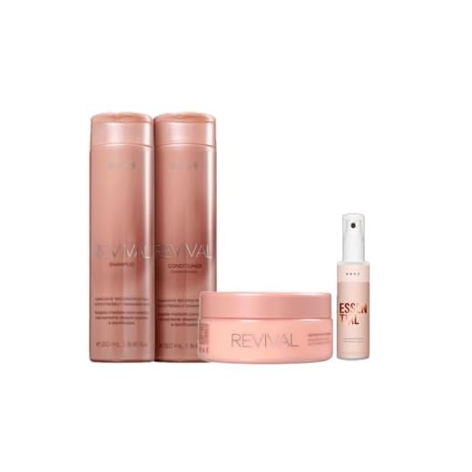 Kit Braé Revival Duo 250ml + Máscara 200g + Mini Essential 60ml