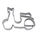 Staedter Moteur Scooter gaufrage Cookie Cutter, Argent, 5.5 cm