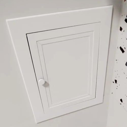 Panel de acceso para techo y pared en metal resistente con escotilla giratoria de 60 x 75 cm 2
