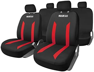 Sparco SPC1016BK Set of Covers for car seat BK Black