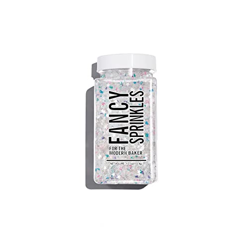 Fancy Sprinkles Unicorn Breath Fancy Sugar, Sparkly Sugar Crystals And Edible Glitter Stars, White & Pastel Multi-Colored Blend, For Baking, Dessert Decorating, And Cocktails (0.5C) #TOP1