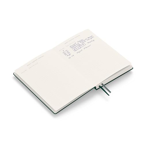 Image of LEUCHTTURM1917 - Notebook Hardcover Medium A5-251 Numbered Pages for Writing and Journaling (Forest Green, Plain)