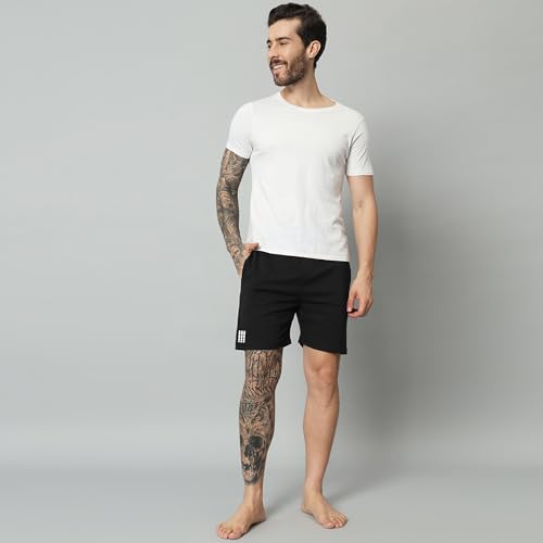 Image of Mehrang Men's Comfort Fit Workout Shorts with Pockets, Gym, Running, Yoga, Crossfit, Weightlifting