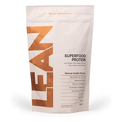 Lean With Lilly Superfood Protein Vegan Protein Plant Based Protein (Natural Vanilla) Cover