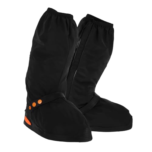 Milisten 1Par Cubiertas de Zapatos Engrosadas para Hombre y Mujer Antideslizantes para Protección contra Lluvia y Nieve Cubrezapatos Aislados para Ciclismo y Actividades al Aire Libre XXL