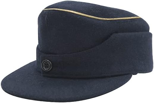 militaryharbor Kriegsmarine General Navy Blue Wool M44 Field cap
