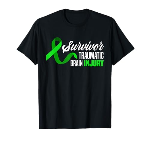 Sobreviviente Concientización Traumática Lesiones Cerebrales TBI Survivor Camiseta