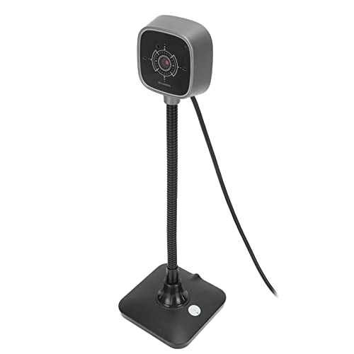 Web Camera, USB PC Computer HD Webcam with Microphone, Noise Reduction, 360 Degree Adjustable Angle, Plug and Play