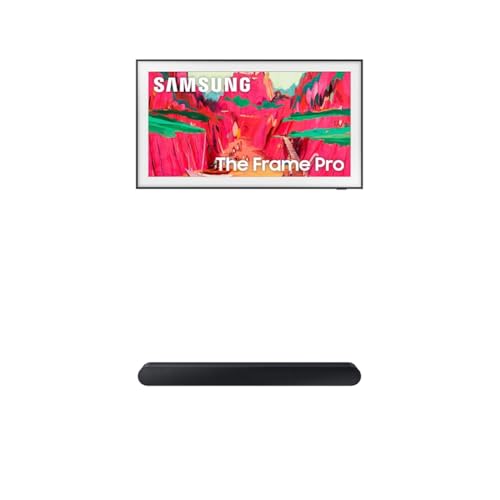 Image of Samsung 85-Inch Class The Frame Pro LS03FW 4K Neo QLED Mini LED Smart TV (2025 Model) with Wireless One Connect + SAMSUNG S60D 5.0ch Soundbar w /Wireless Dolby Atmos Audio, All-in-One Design,HW-S60D /ZA