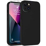 DEENAKIN iPhone 13 Case with Screen Protector,Enhance Camera Protection,Soft Flexible Silicone Gel R