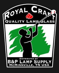 Image of B&P Lamp 2 5 /8 Inch by 10 1 /2 Inch Matador Style Clear Glass Lamp Chimney for Vintage and Antique Style Globes