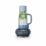 Ninja BlendBOSS | Personal Smoothie Blender and Tumbler | 26oz Travel Tumbler w/Leakproof Lid & Intergrated Chug Spout | AutoIQ Technololgy | 1200 Peak Watt | Cyberspace Grey | DB351CCY