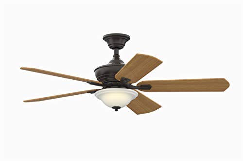 Fanimation FP8094DZ Camhaven v2 Fan-Light Kit, 17.87x52.00x52.00, Dark Bronze