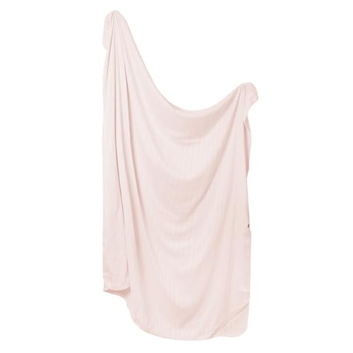 KYTE BABY Rayon Made from Bamboo Muslin Swaddle Blanket Soft & Breathable Blush