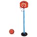 CYFIE Canasta Aro de Baloncesto Ajustable, Aro de Baloncesto Niños Infantil con Inflador y Pelota Altura 68-106cm, Juguetes niños Canasta Baloncesto Exterior