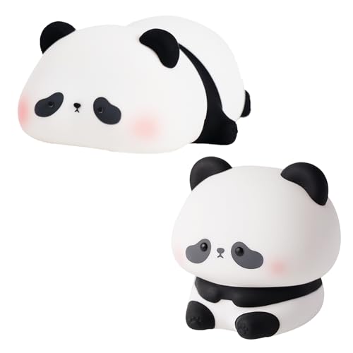 Lámpara de noche panda de silicona para niños
