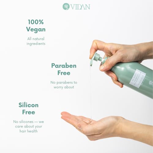 Image of VIDAN RE:ROOT PDRN Scalp Balancing Shampoo, Korean Volumizing Shampoo for Thinning Hair, Sulfate-Free & Vegan with Peptides, Cooling Menthol for Dry, Sensitive Scalp (10.14 Fl Oz)