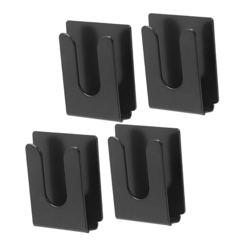Levemolo 4Pcs Metal Car Microphone Holder Mic Mount with Back Support for Enhanced Stability Secure Installation and Easy Access Vehicles