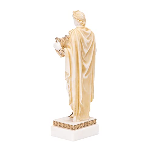 Estatua Alabastro Apolo Dios de la Música 16.5 cm miniatura 6