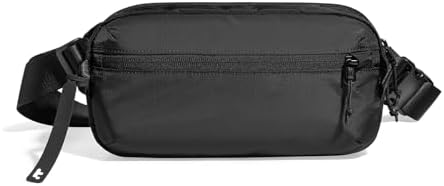 OVERNITER Multi-Purpose Crossbody Sling Bag – Water-Resistant, Lightweight, 5 Zippered Pockets For Travel & Everyday (Black) - View #6