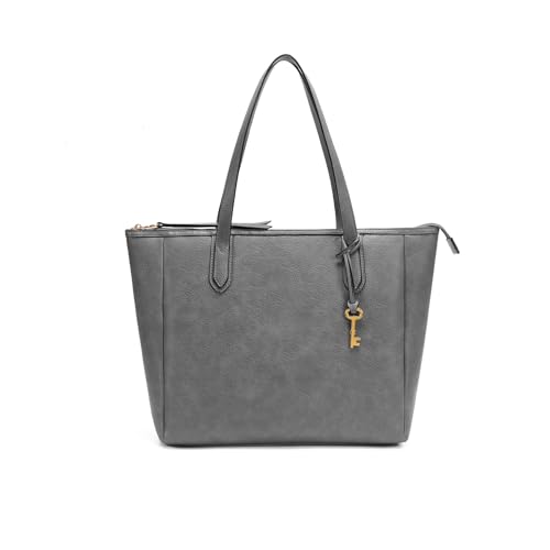 Sac fourre-tout en cuir sac à main de voyage 16l gris pour femme