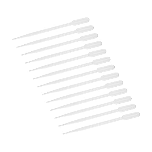 CIYODO 100pcs Graduated Dropper Droppers Lip Oils Essential Oil Dropper Medicine Dropper Essential Oil Pipette Laboratory Pipettes Scientific Transfer Pipette Eye Dropper Bottle