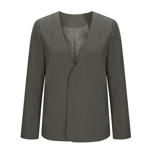Blazers for Women Plus Size Fashion Open Front Long Sleeve Suits Cardigan Casual Fashion Loose Comfort Blazer Jacket4