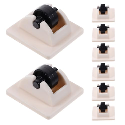 ULTECHNOVO 8 Ruedas Pequeñas Ruedas Pequeñas Autoadhesivas Ruedas Pequeñas De Goma De Perfil Bajo Para Electrodomésticos De Cocina Muebles Proyectos De Bricolaje Maceteros Bandeja (Cuadrada)