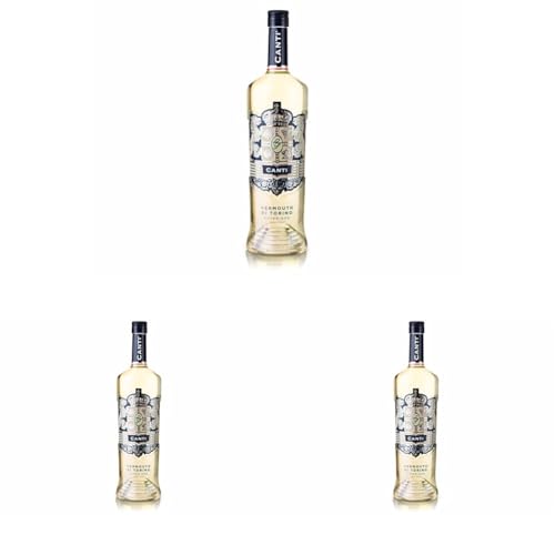 Canti - Vermut Blanco Superior De Turín, Bebida Para Aperitivo Con Notas Cítricas, De Especias, Flores Y Ajenjo Romano, 1x1l 135 Paquete De 3 Canti - Vermut Blanco Superior De Turín, Bebida Para Aperitivo Con Notas Cítricas, De Especias, Flores Y Ajenjo Romano, 1x1l 135 Paquete De 3