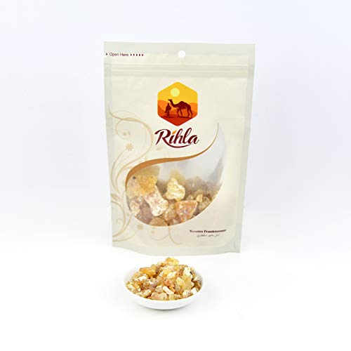 Authentic Premium Frankincense (Natural Chewing Gum) from Soccatra Island - - Rihla Superfood - 3.5oz (100g)