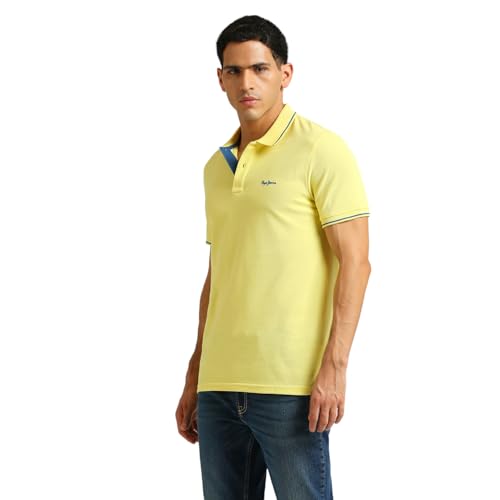 Image of Pepe Jeans Men's Cotton Regular Fit T-Shirt
