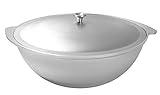 DURABLE CONSTRUCTION: The Cast Aluminum Asian Cauldron (Kazan) features a reinforced bottom (0.24"/6 mm) and thick walls, ensuring long-lasting durability, even when cooking over high heat or open flames. HIGH HEAT RETENTION: With its exceptional the...