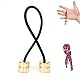 DOINEUFL Begleri Fidget Toys Erwachsene + Ersatzseil, EDC Anti Stress Spielzeug, Antistress Spielzeug Fidget Spinner Sensorik Spielzeugs Geeignete ADHD Aufmerksamkeit üben (Doppelkuchen)