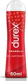 Durex Strawberry, Lubrificante Sessuale Intimo, Gel Lubrificante a Base d'Acqua Adatto per...
