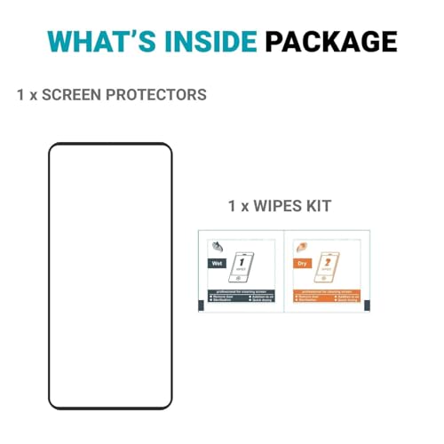 Image of Tempered Glass Screen Protector Guard Compatible For Nothing Phone 3A 5G / Phone 3A Pro 5G (6.77 Inch, Pack of 1) | Edge-To-Edge Protector Coverage With Easy To Installation Kit