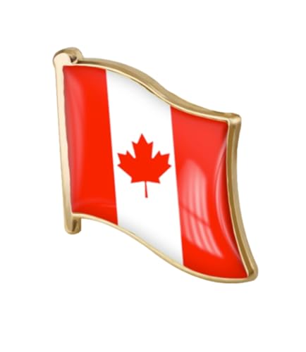 Image of vmcoatdu 1inch Country Flag Pin Badge International Travel Brooch Metal Alloy Souvenir Pin