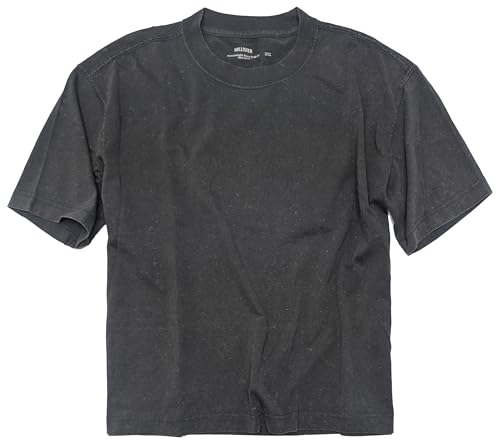 Hollister California Men's Boxy Crop Heavyweight Washed T-Shirt HOM-2