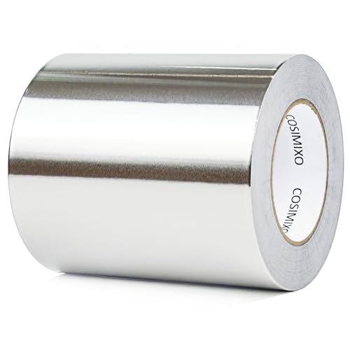 COSIMIXO Silver Aluminum Foil Duct Tape 6 Inches x 55 Yards
