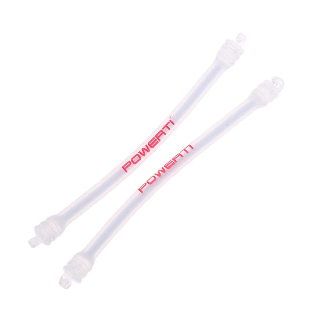 arythe Long Tennis Rackets Vibration Dampener Strip Tennis Racquet Damper White