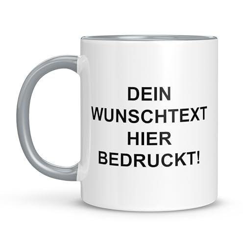 LIEBTASTISCH Personalisierte Tasse Mit Namen - Spülmaschinen- & Mikrowellengeeignet - In Deutschland Bedruckt - 330 ml - Beidseitig… – Ansicht 1
