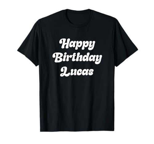 Feliz Cumpleaños Lucas Camiseta