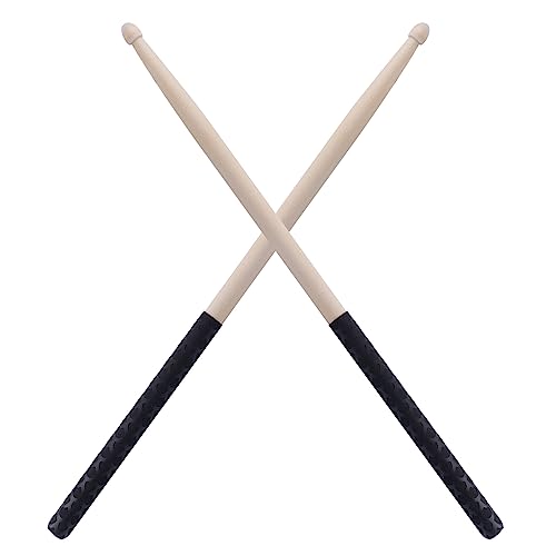 1 par de baquetas 5A para batería, hechas de madera de arce, para niños y adultos, con punta de madera, color 6 miniatura 5