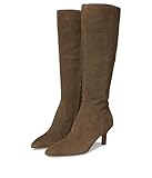 Dolce Vita Women's ATTIE H2O Knee High Boot, OLIVE, 7.5