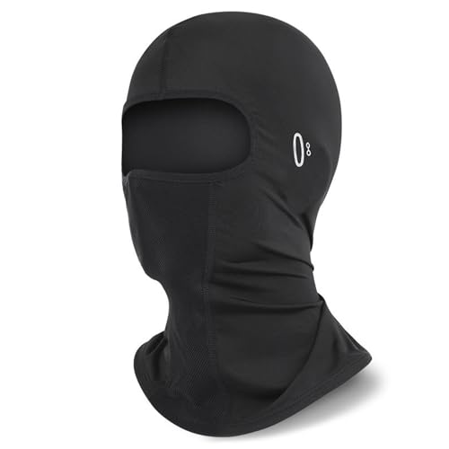 1 máscara transpirable para protección solar, forro de casco de seda de hielo, pasamontañas, máscara de protección solar para exteriores, cubierta elástica para montar a caballo, adecuada para